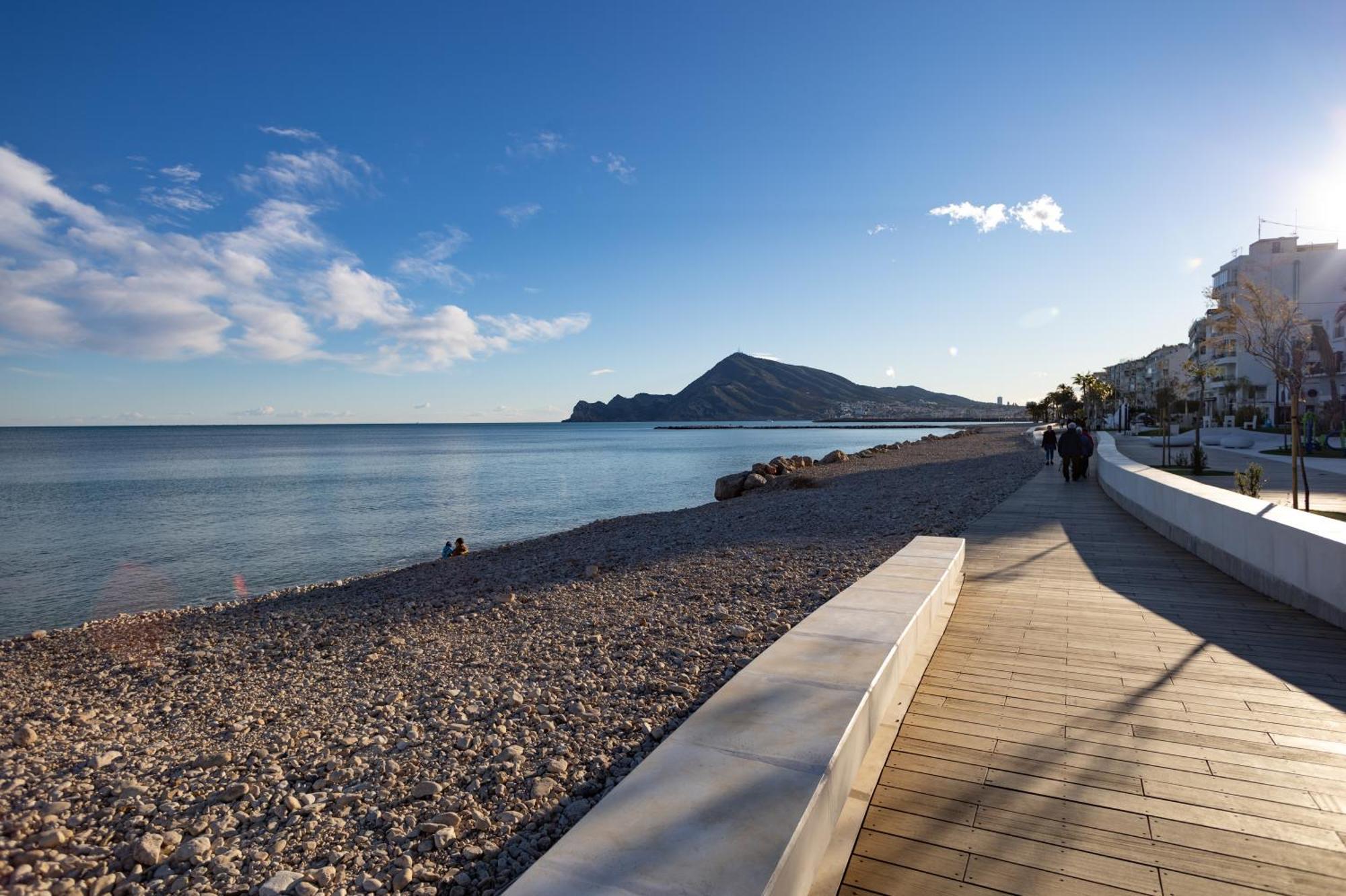 Primera Línea con Vistas del Mar, Montañas y Puerto Altea Exterior foto