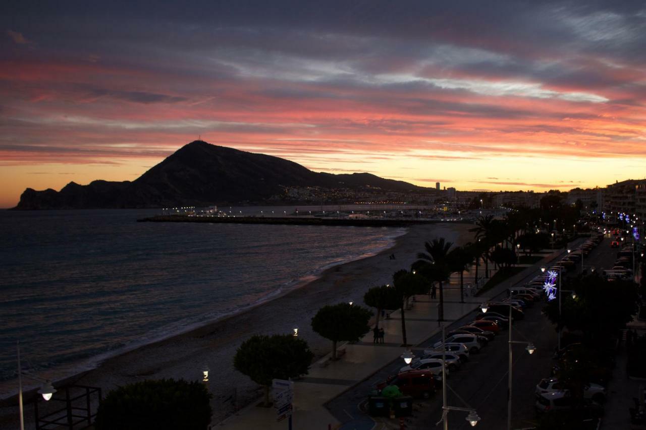 Primera Línea con Vistas del Mar, Montañas y Puerto Altea Exterior foto